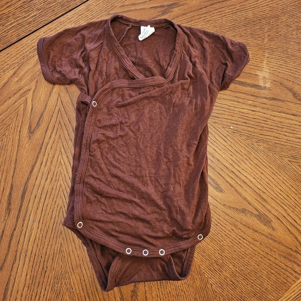 KATE QUINN Bamboo Size 6-12 Months‎ Short Sleeve Kimono Bodysuit One Piece 2021